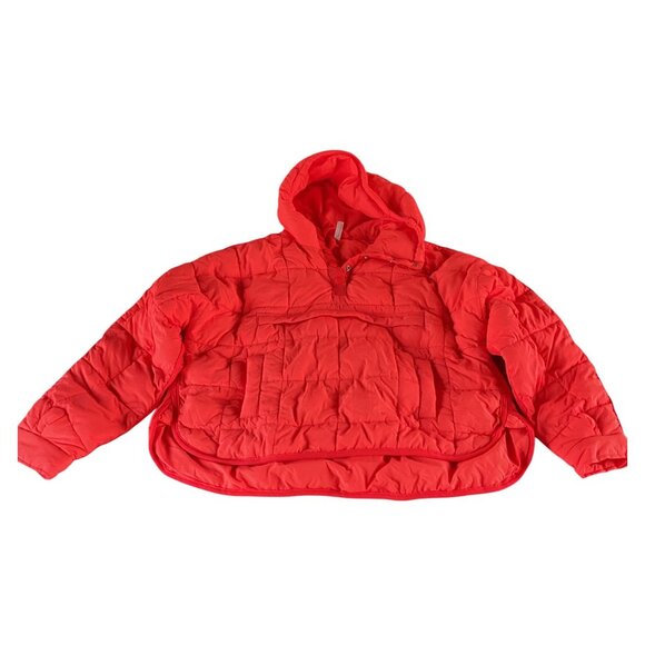NWOT Free People Movement Pippa Packable Pullover Puffer Quilted Hooded Jacket K - Picture 1 of 12